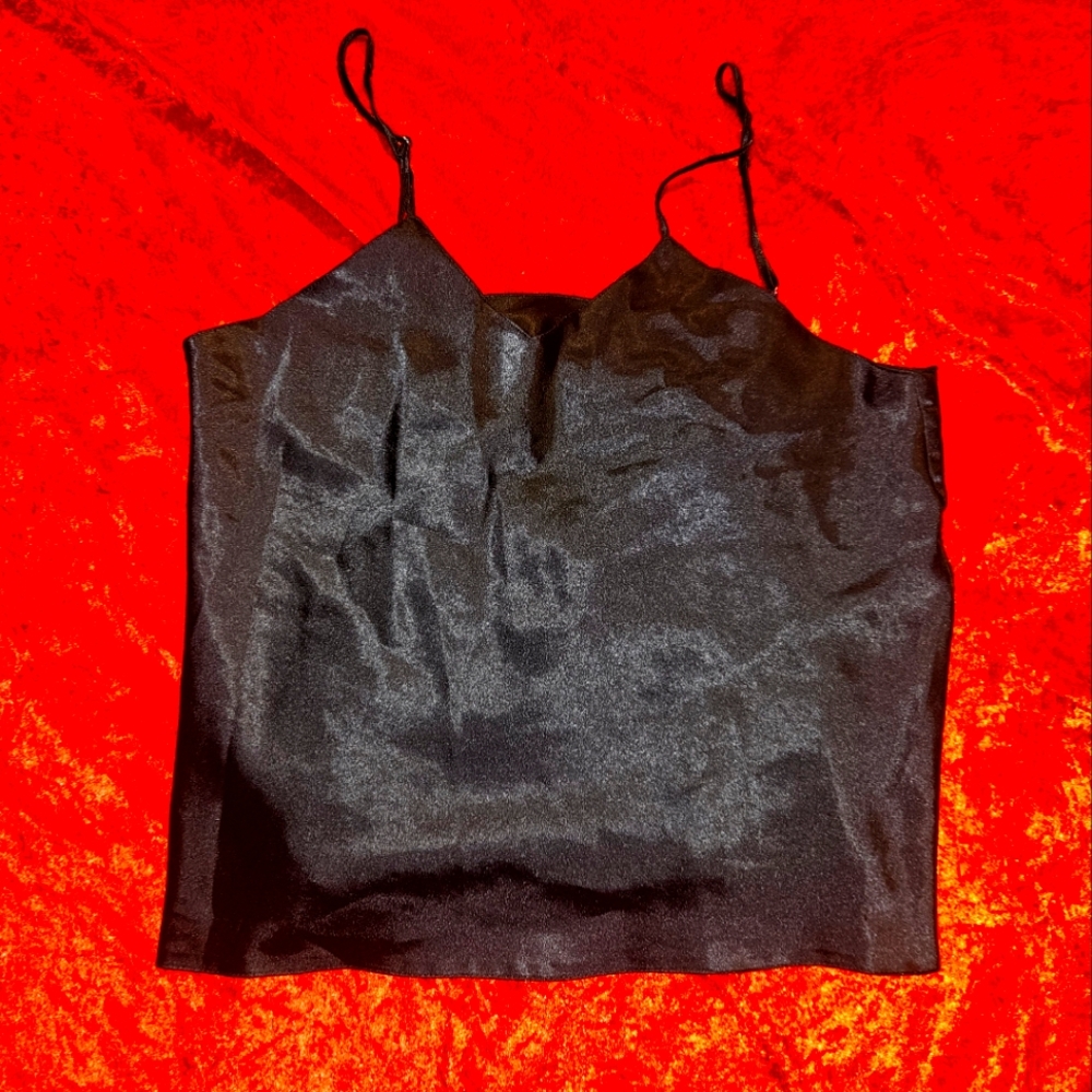 Silk satin camisole - size large
